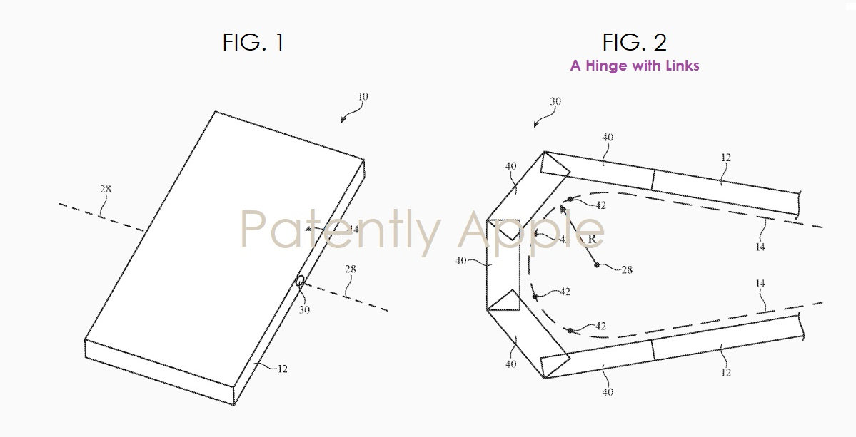 Patent Apple na składaną klapkę