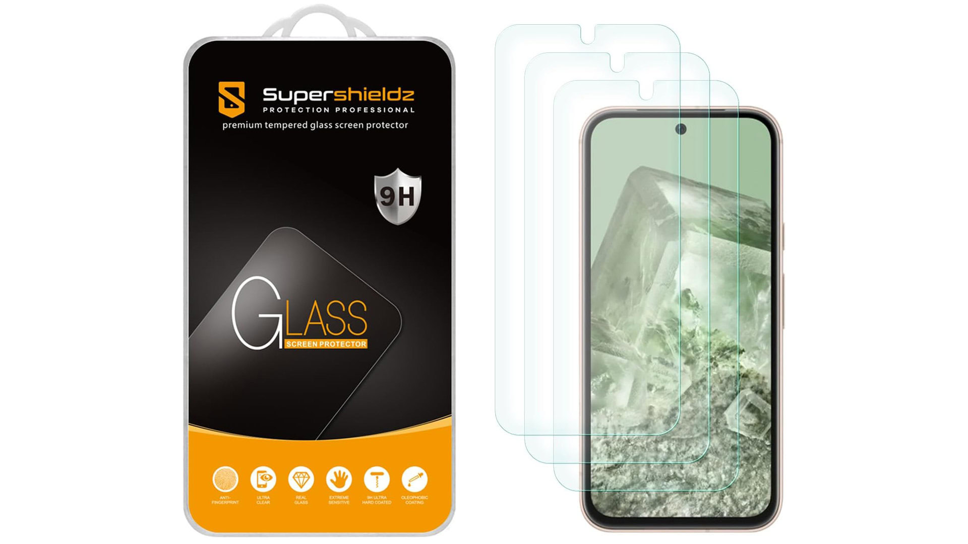 Supershieldz Tempered Glass Screen Protector for Pixel 8a