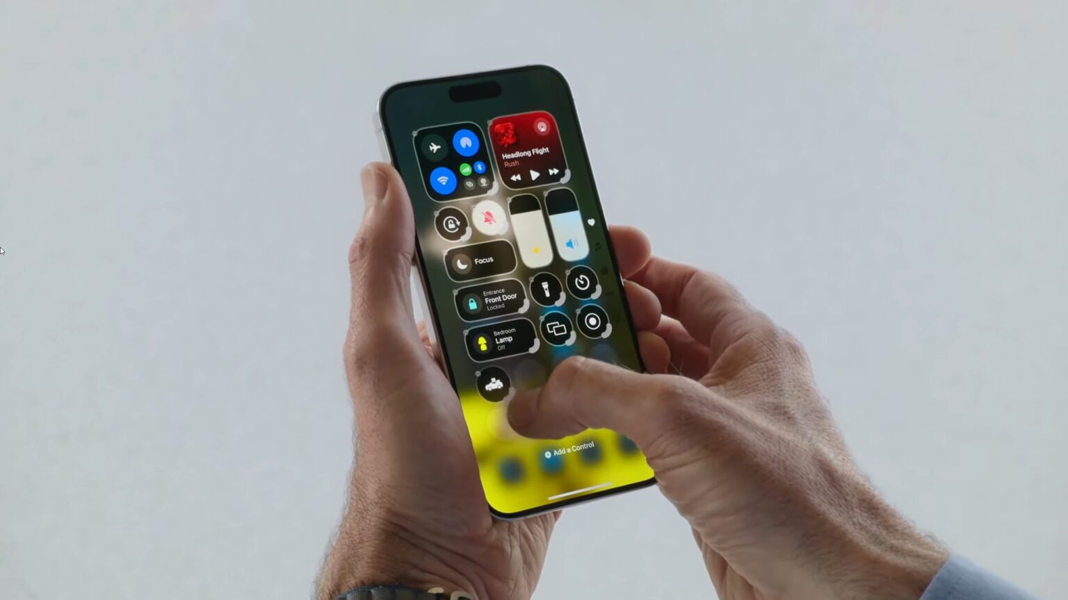 Ios Control Cneter iOS 18 Android-style Control Center revamp, adds lockscreen shortcuts