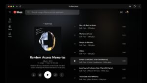 YouTube Music rolls out refreshed album and playlist UI on the web