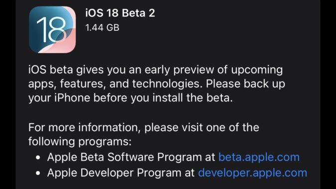 Apple releases iOS 18 beta 2 to developers, here's what's new - Android ...