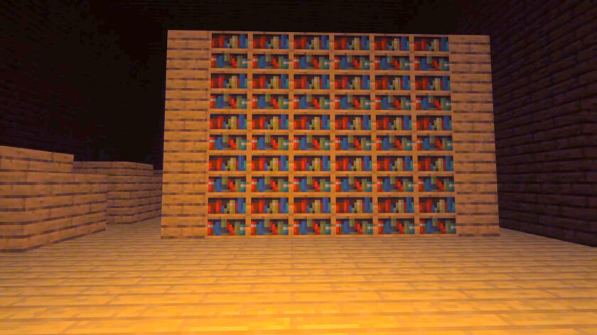 How to make bookshelves in Minecraft: Crafting recipe and complete ...