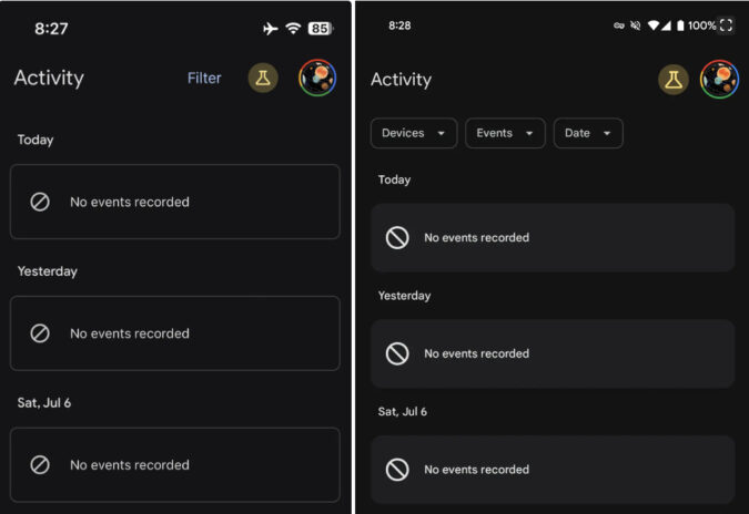 Google Home app makes it easier to sort events with redesigned Activity tab