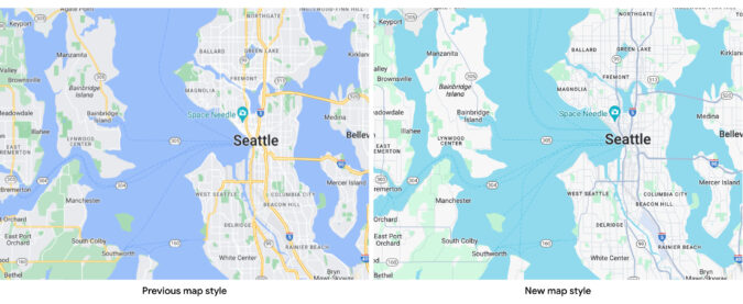 Google Maps' controversial new color scheme is coming to third-party apps