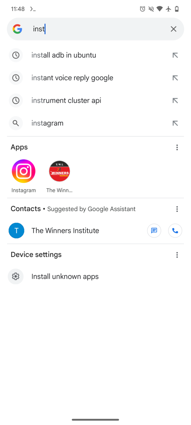 Google App Esearch Google app can now show contacts, apps, and device settings in search ...