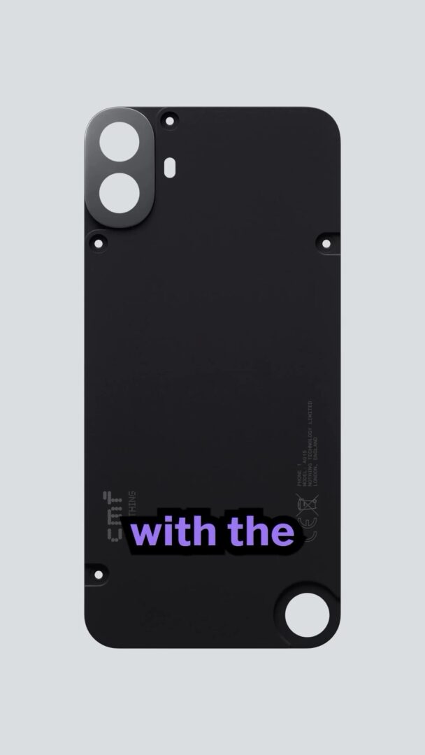 Here's our best look at the CMF Phone 1 with all its accessories ...