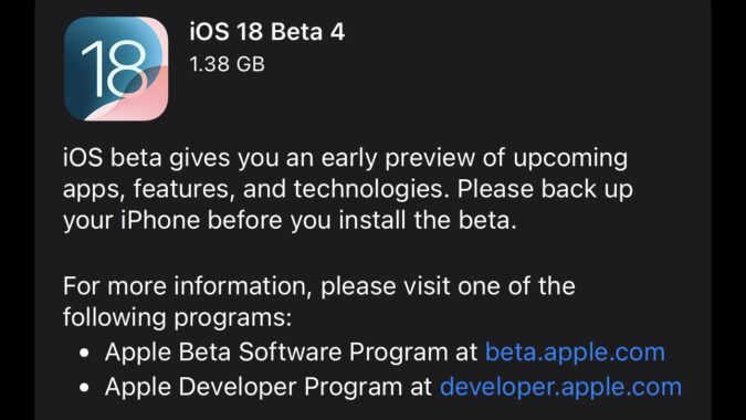 Apple releases iOS 18 beta 4 to developers, here’s what’s new - Android ...