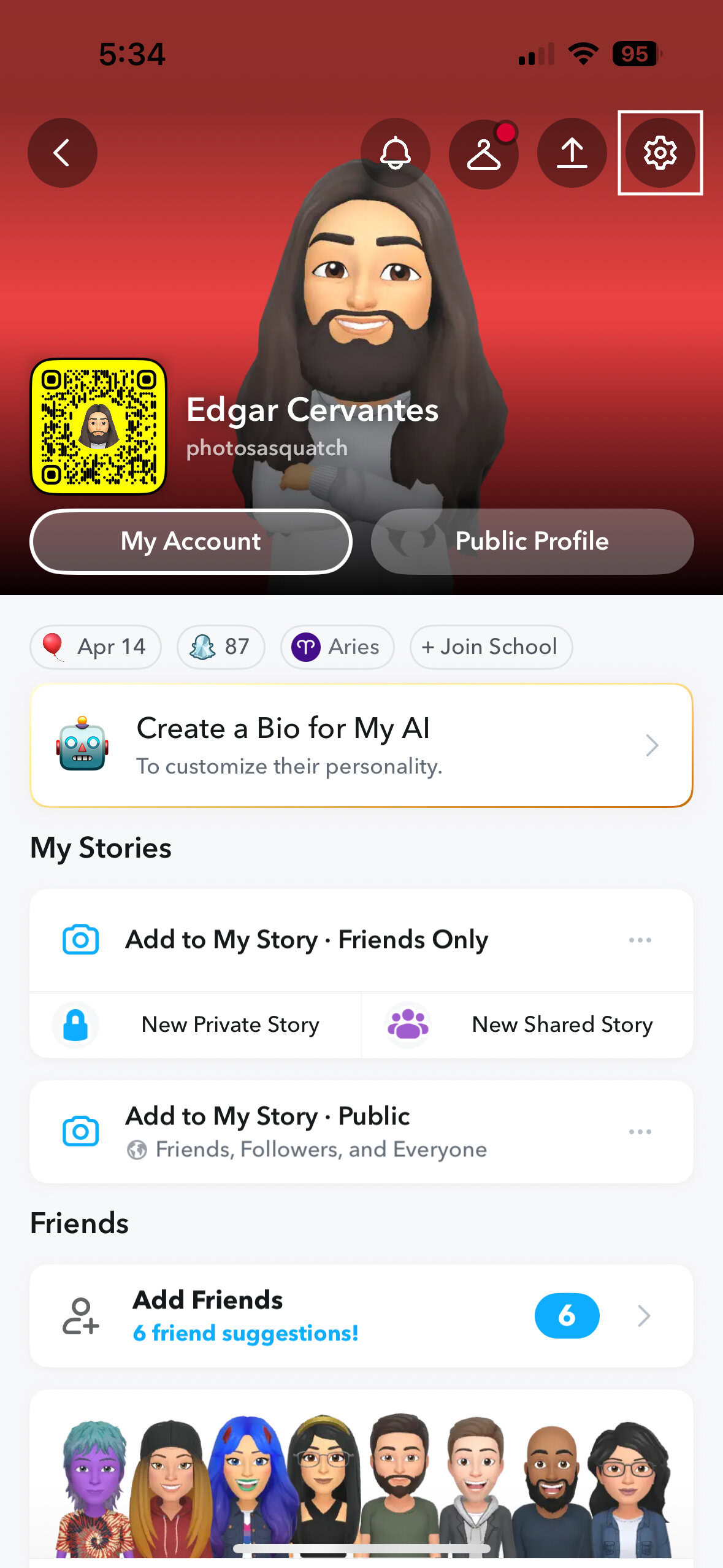 How to clear a conversation on Snapchat for iPhone 2