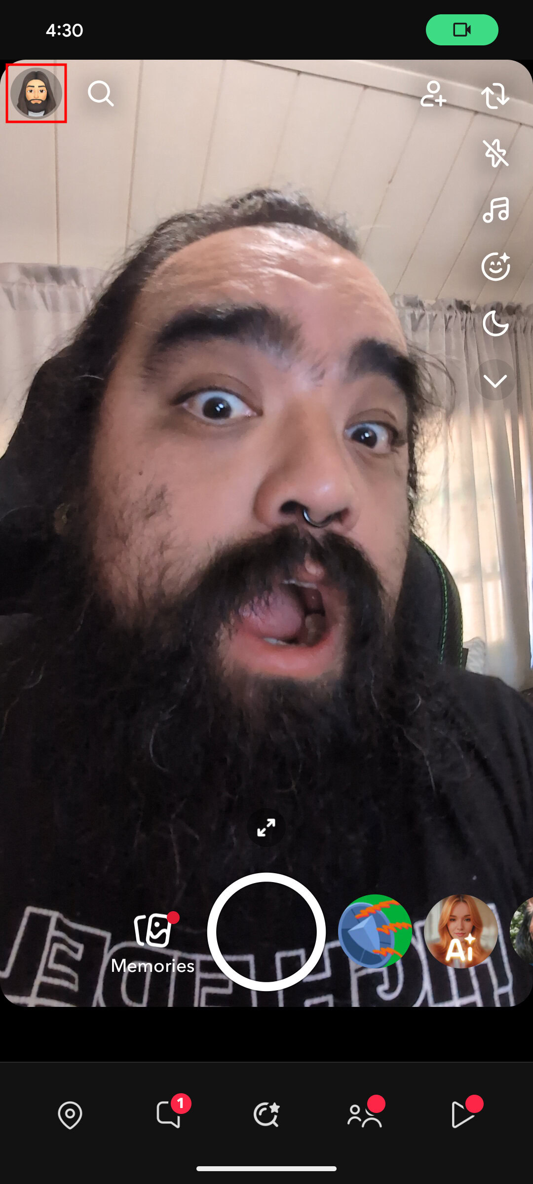 How to clear cache on Snapchat app 1