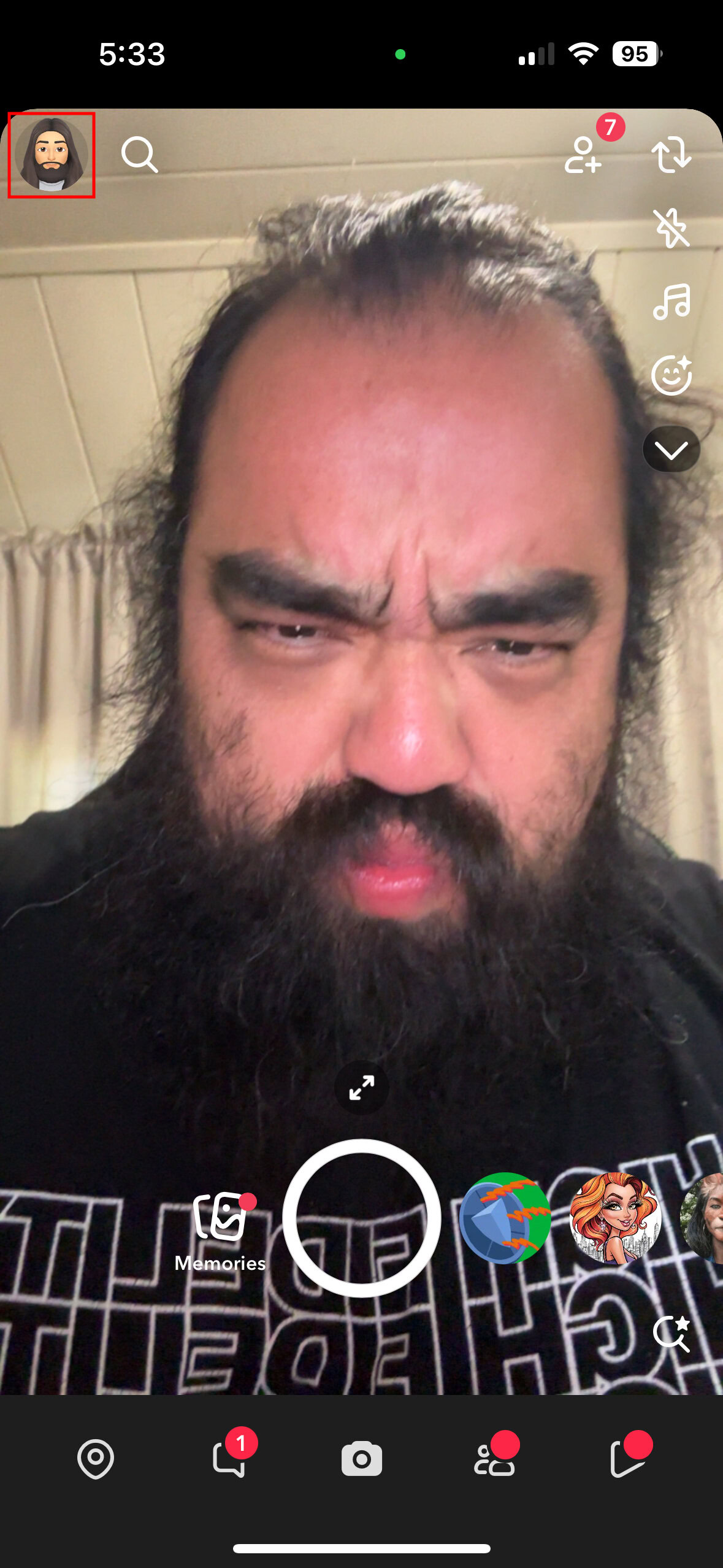 How to clear cache on Snapchat for iPhone 1