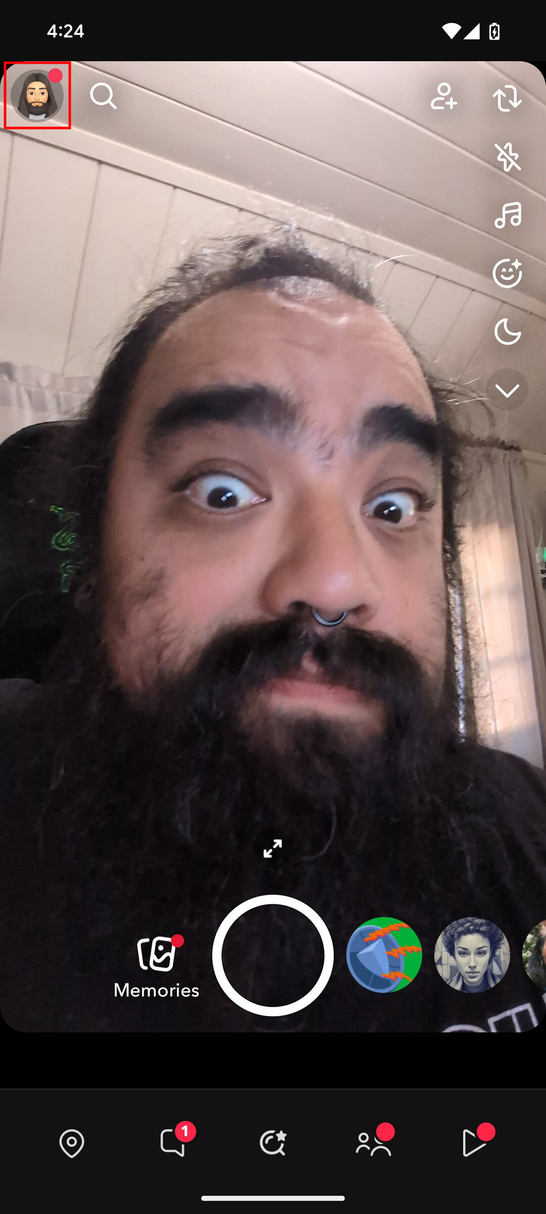 How to log out of Snapchat on Android 1