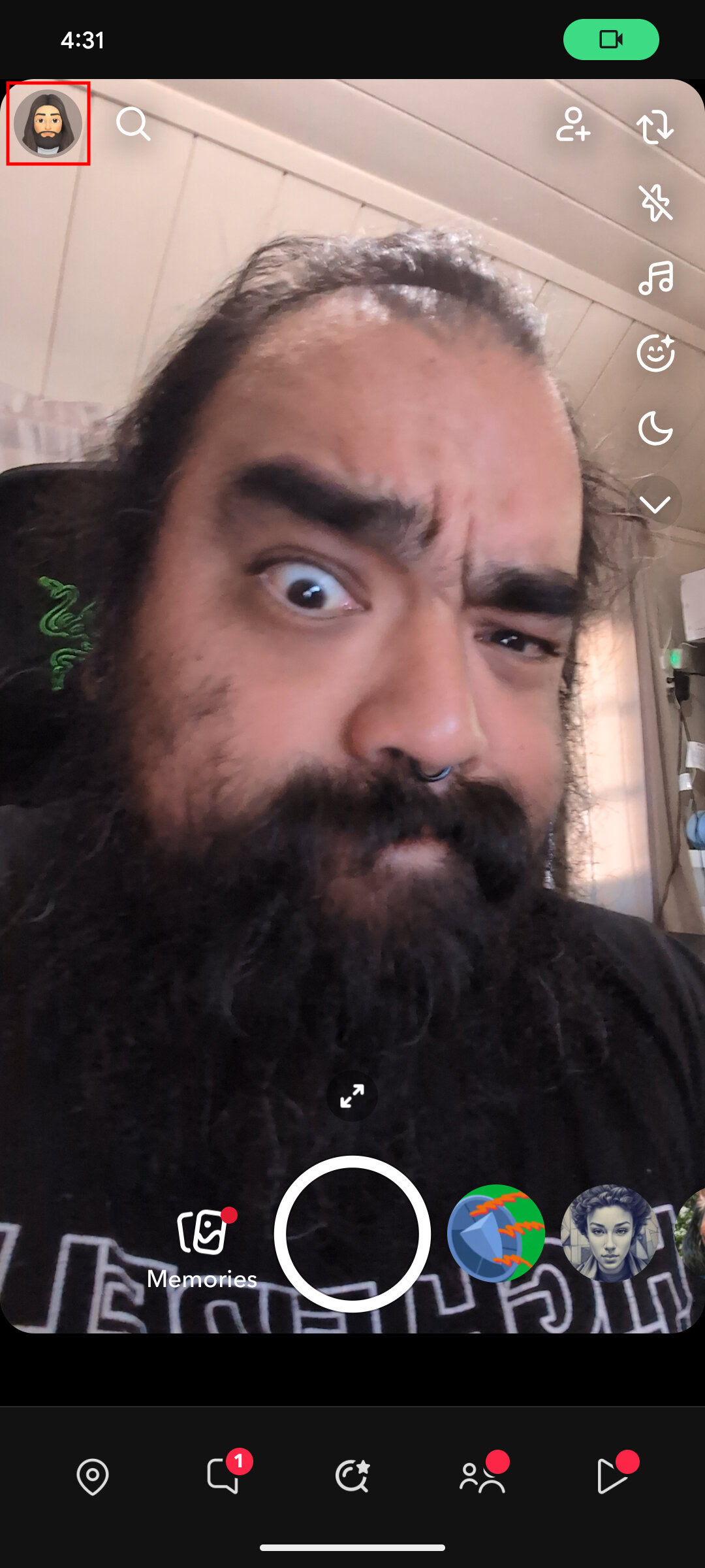 How to remove friend on Snapchat for Android 1