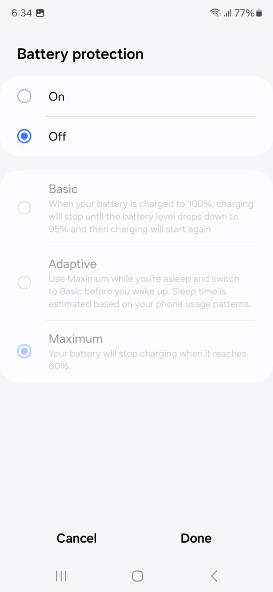 Here's a routine to stop your Samsung phone's charging at 90%