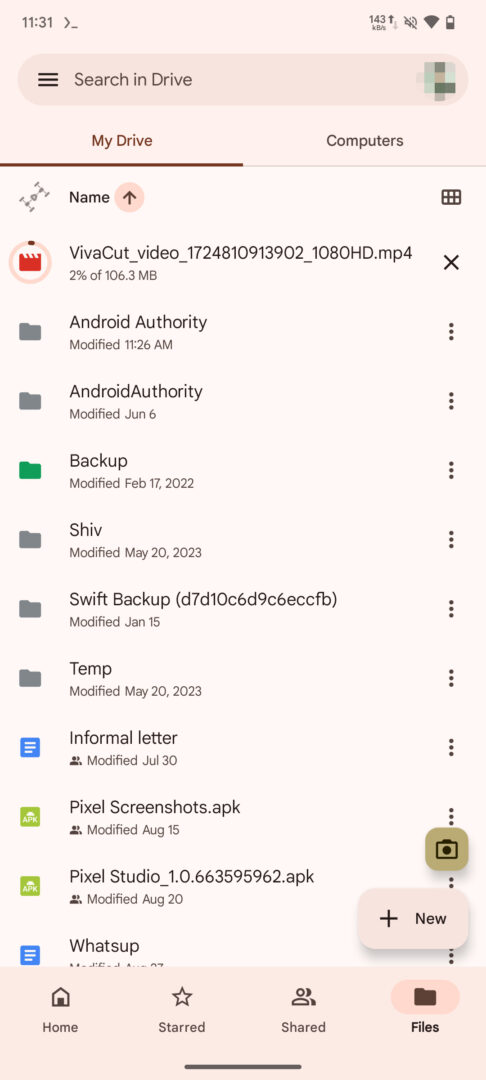 Google Drive upload progress may finally show detailed info - Android ...