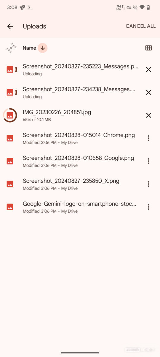 Google Drive upload progress may finally show detailed info - Android ...