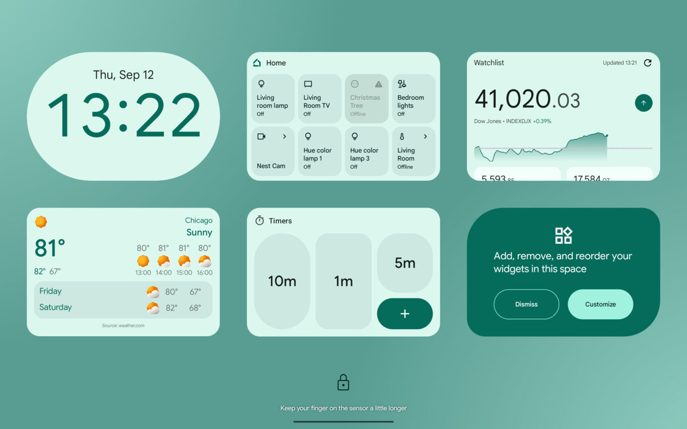Lock screen widgets are coming to phones in Android 16 QPR1: Here's a ...