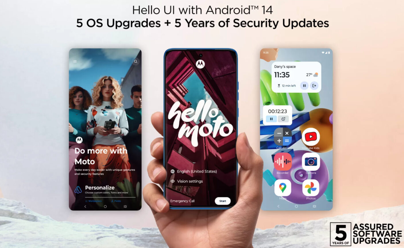 Motorola's first phone with 5 years of Android OS updates isn't a flagship