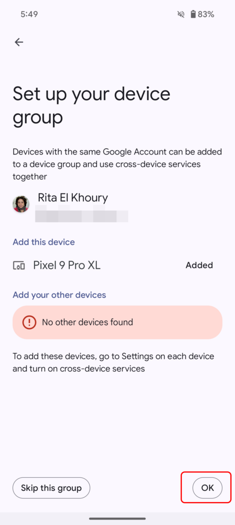 USE CROSS DEVICE SERVICES ON YOUR ANDROID DEVICES visual data 5