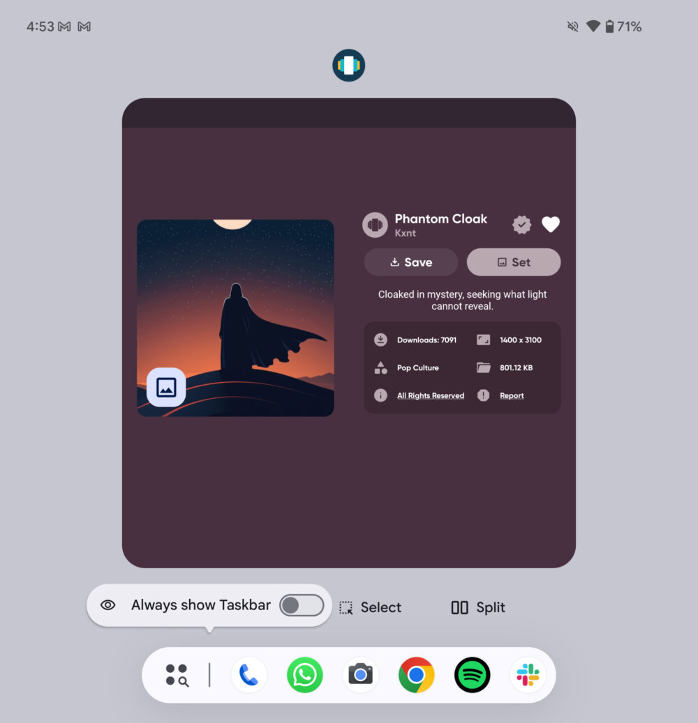 Android taskbar pinning makes surprise return with Pixel 9 Pro Fold ...