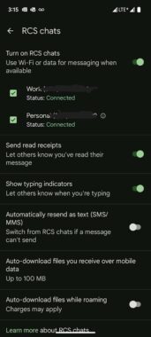 Latest Google Messages update brings back dual-SIM RCS (again)
