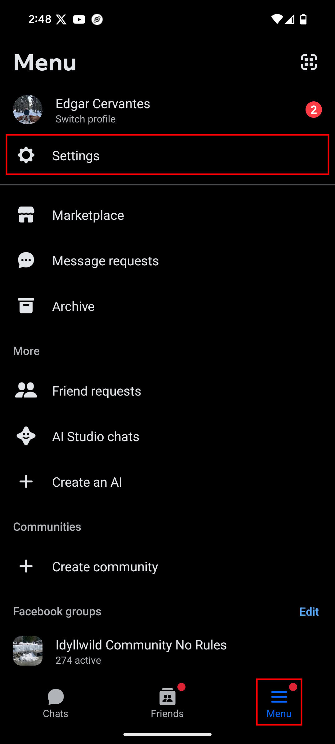 How to enable Bubbles on Facebook Messenger 1