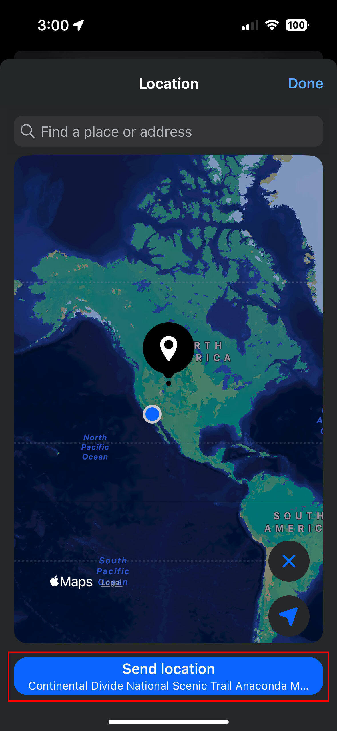 How to send your location on Messenger for iPhone 3