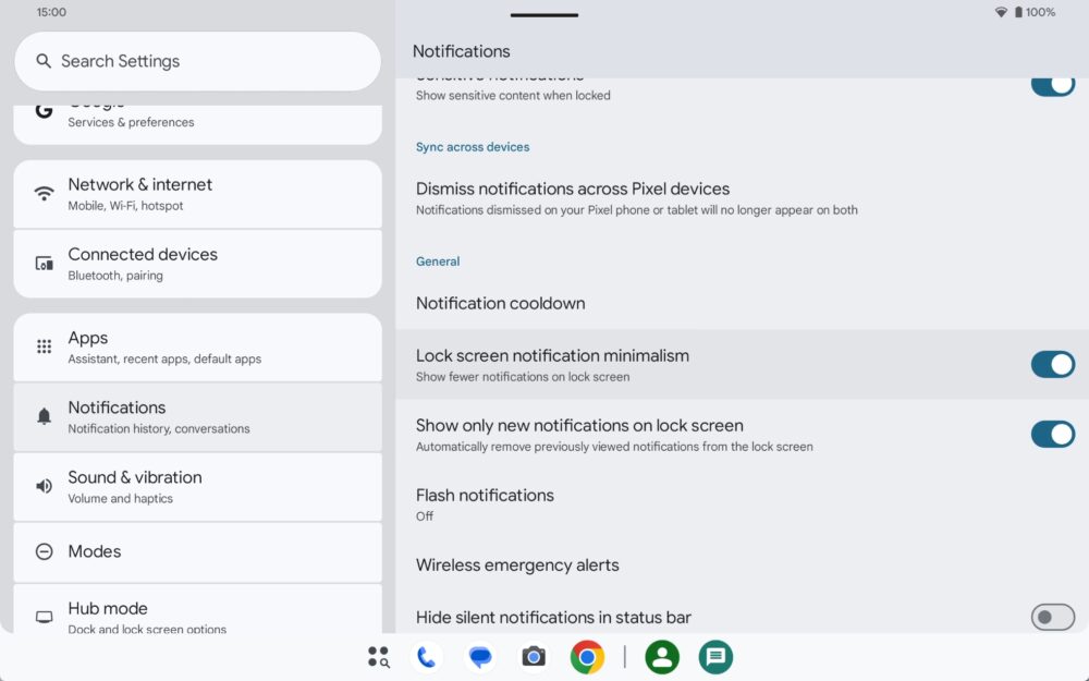 Android lock screen minimalism option could clean up notifications ...