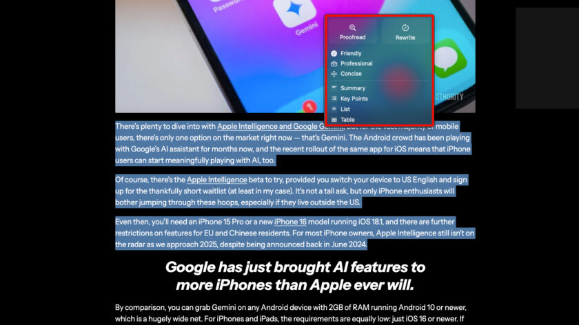 How to use Apple Intelligence on a Mac - Android Authority