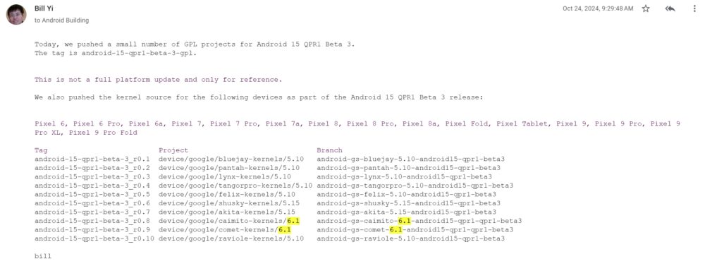 Android 15 QPR2 is upgrading the Linux kernel on Pixel phones - Android ...