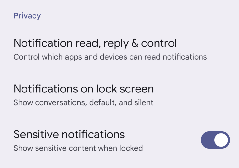 Android 16 has a way to protect your most sensitive notifications ...