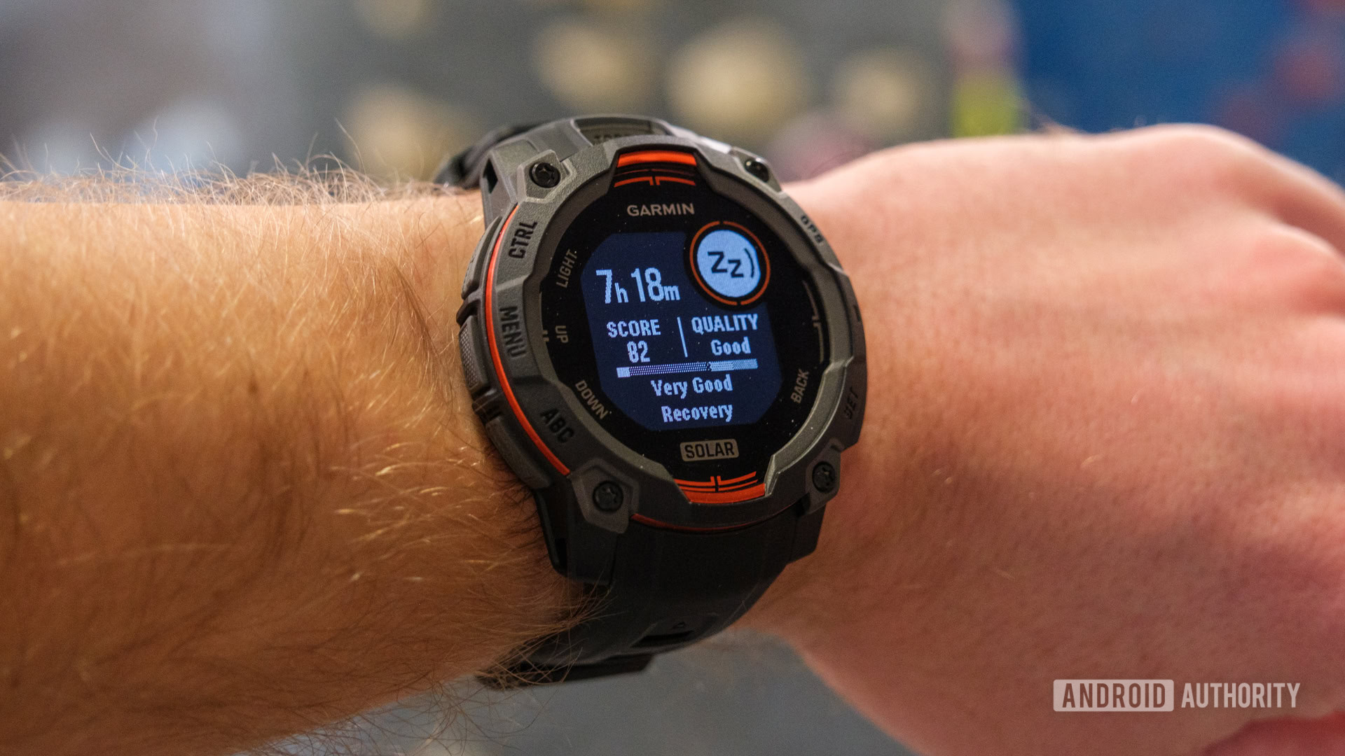Garmin Instinct 3 Solar on wrist