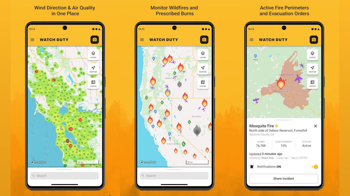 Watch Duty Is A Free App For Real time Updates On Wildfires