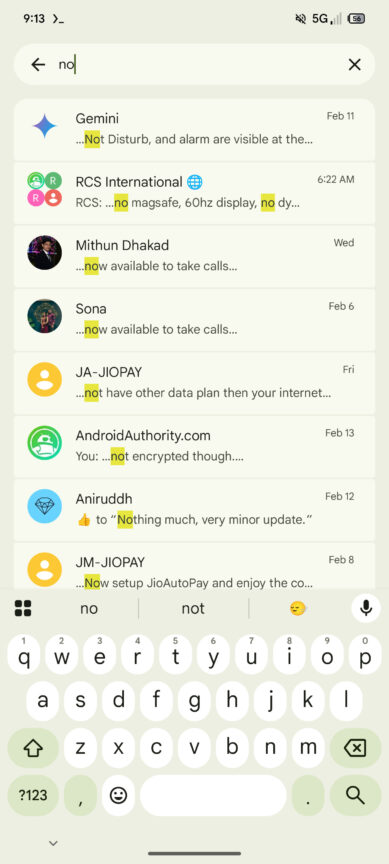 Android Recent Message Ui Google Messages preps a mini search makeover (APK teardown)