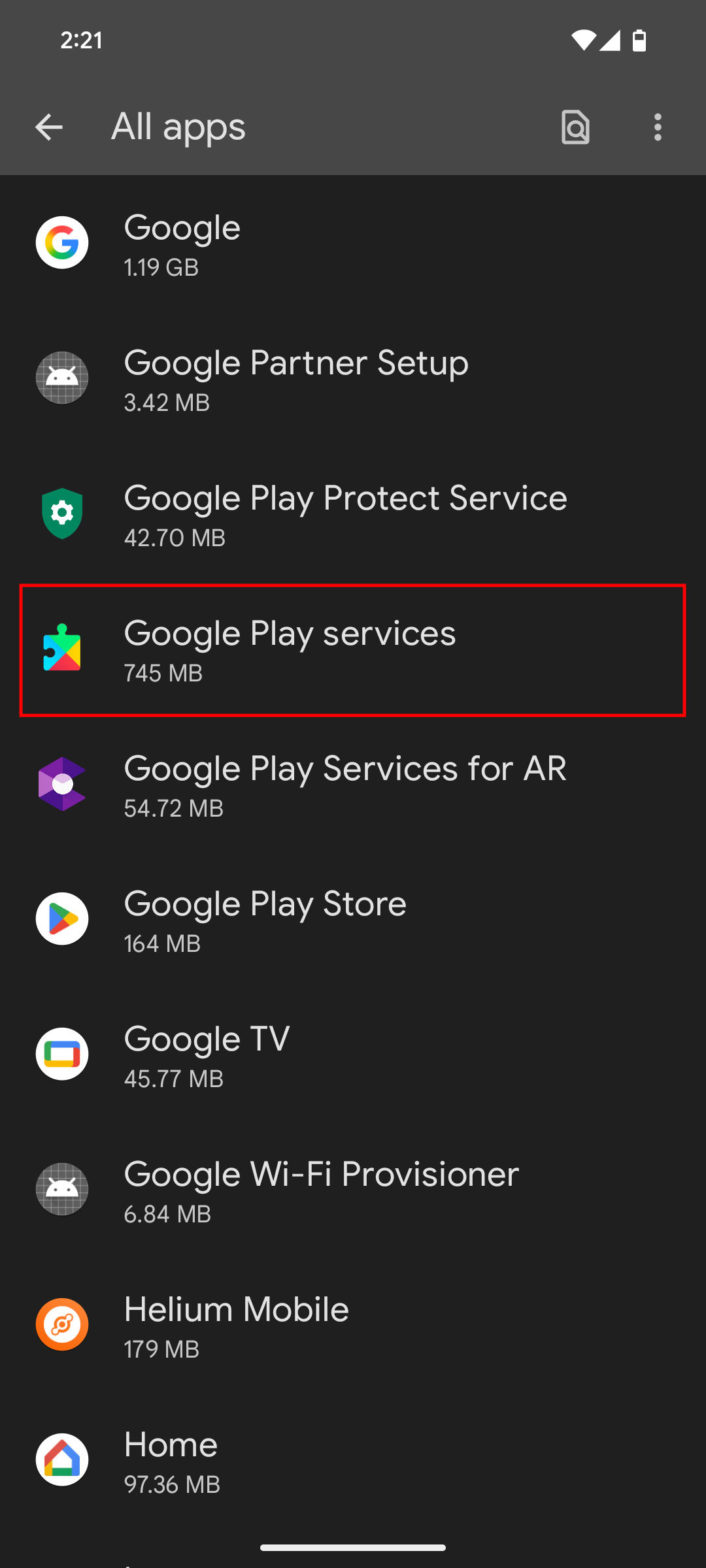 How to clear cache and storage on Android 16 3