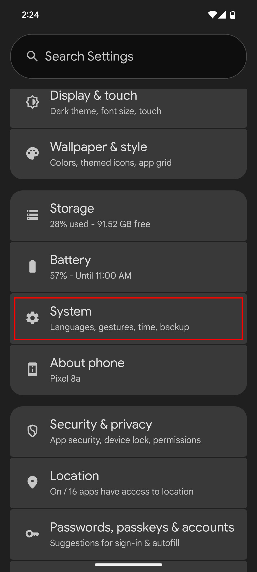 How to factory reset on Android 16 1