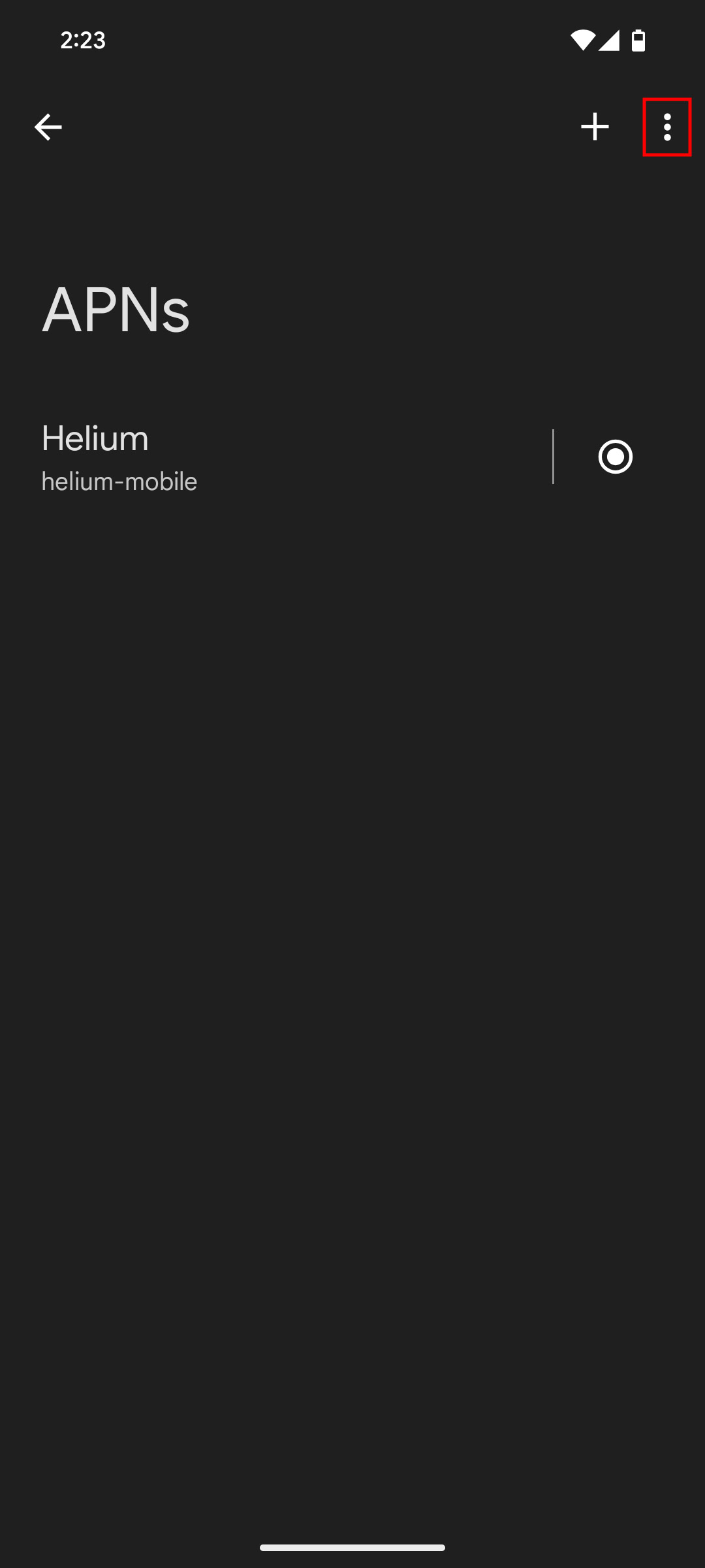 How to reset APN on Android 16 5
