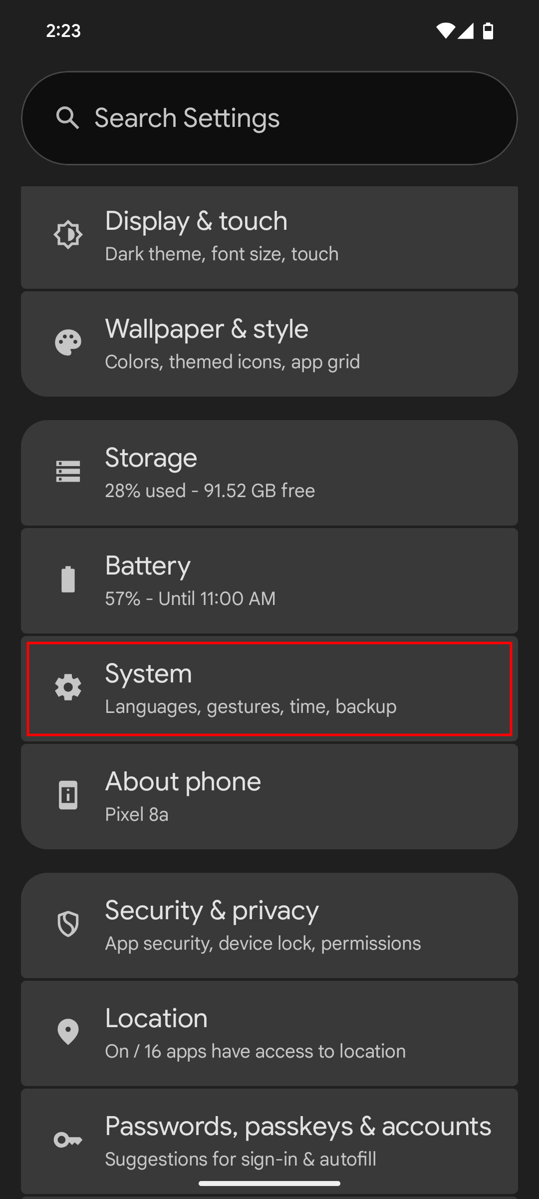How to reset mobile network settings on Android 16 1