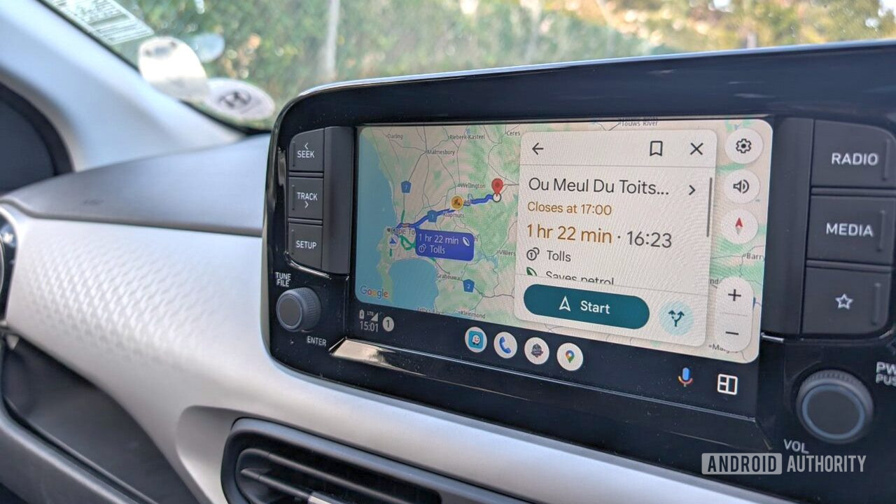 I wish Android Auto integrated with my Wear OS smartwatch for safer driving