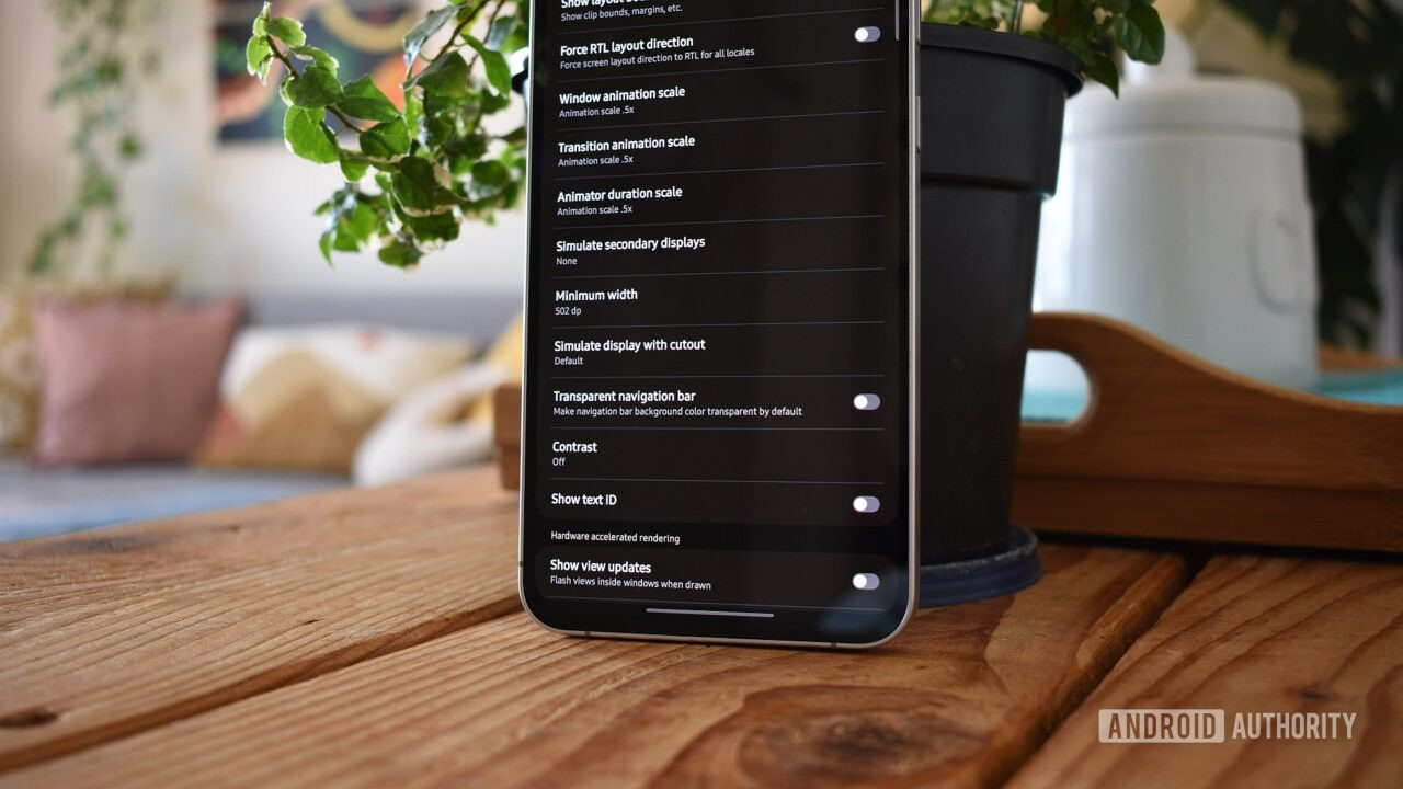 best smallest width setting android for free fire