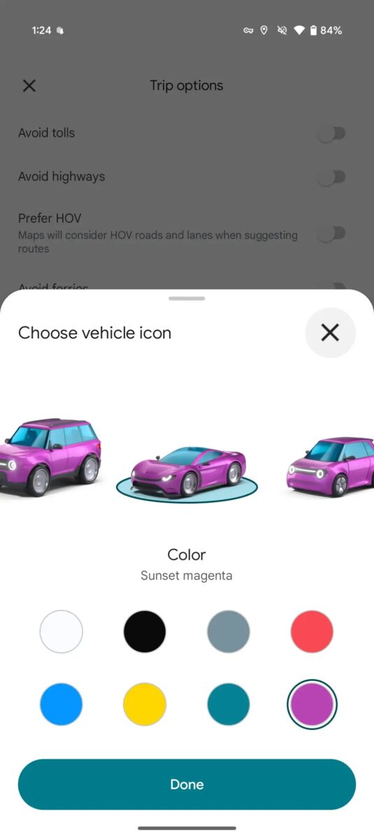Google Maps vehicle icons are getting great new custom options ...