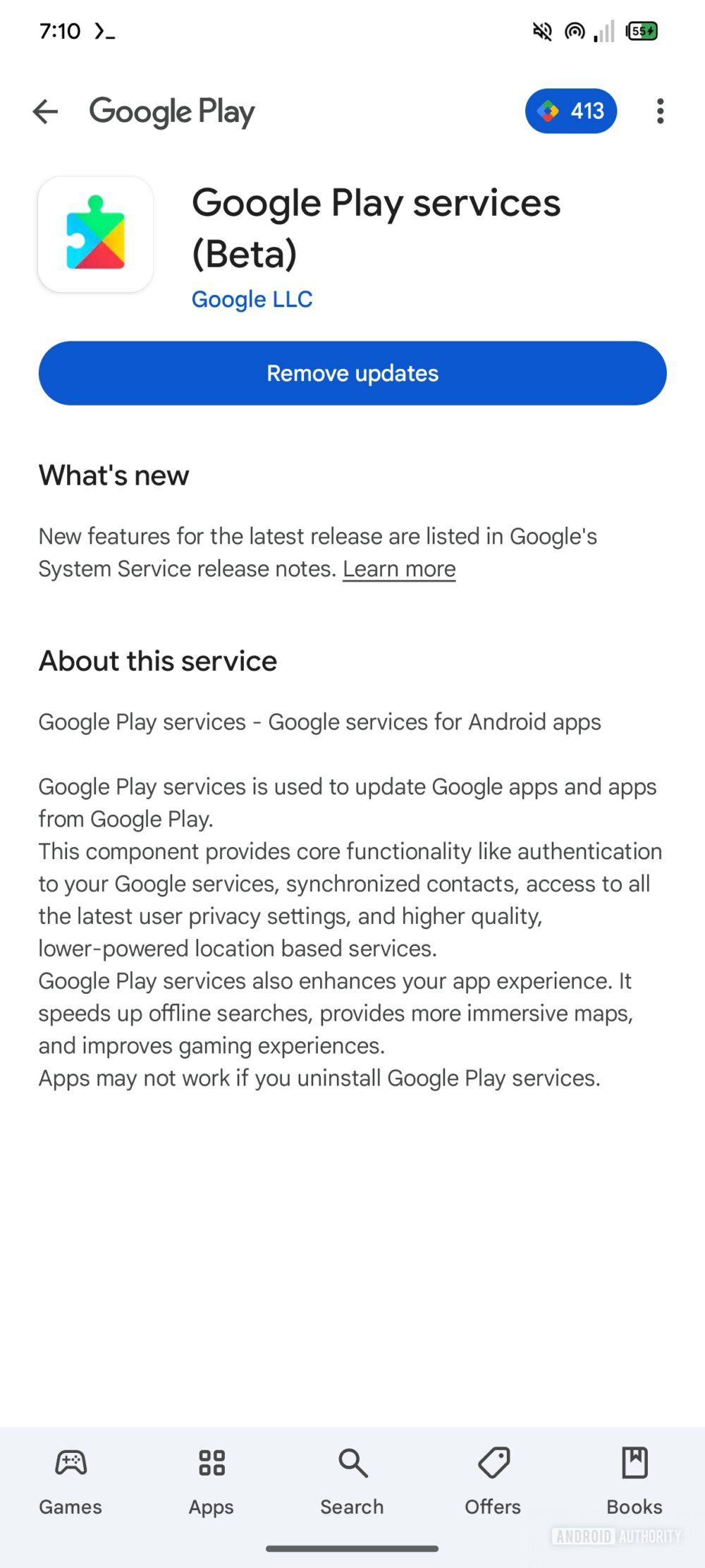 Google Play Services could make tracking system app updates easier