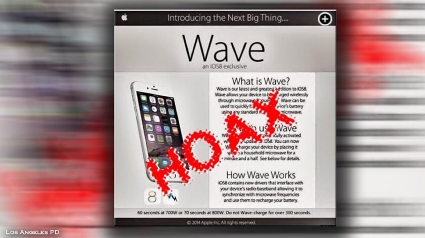 Did you know: People tried to charge their iPhone in the microwave ...