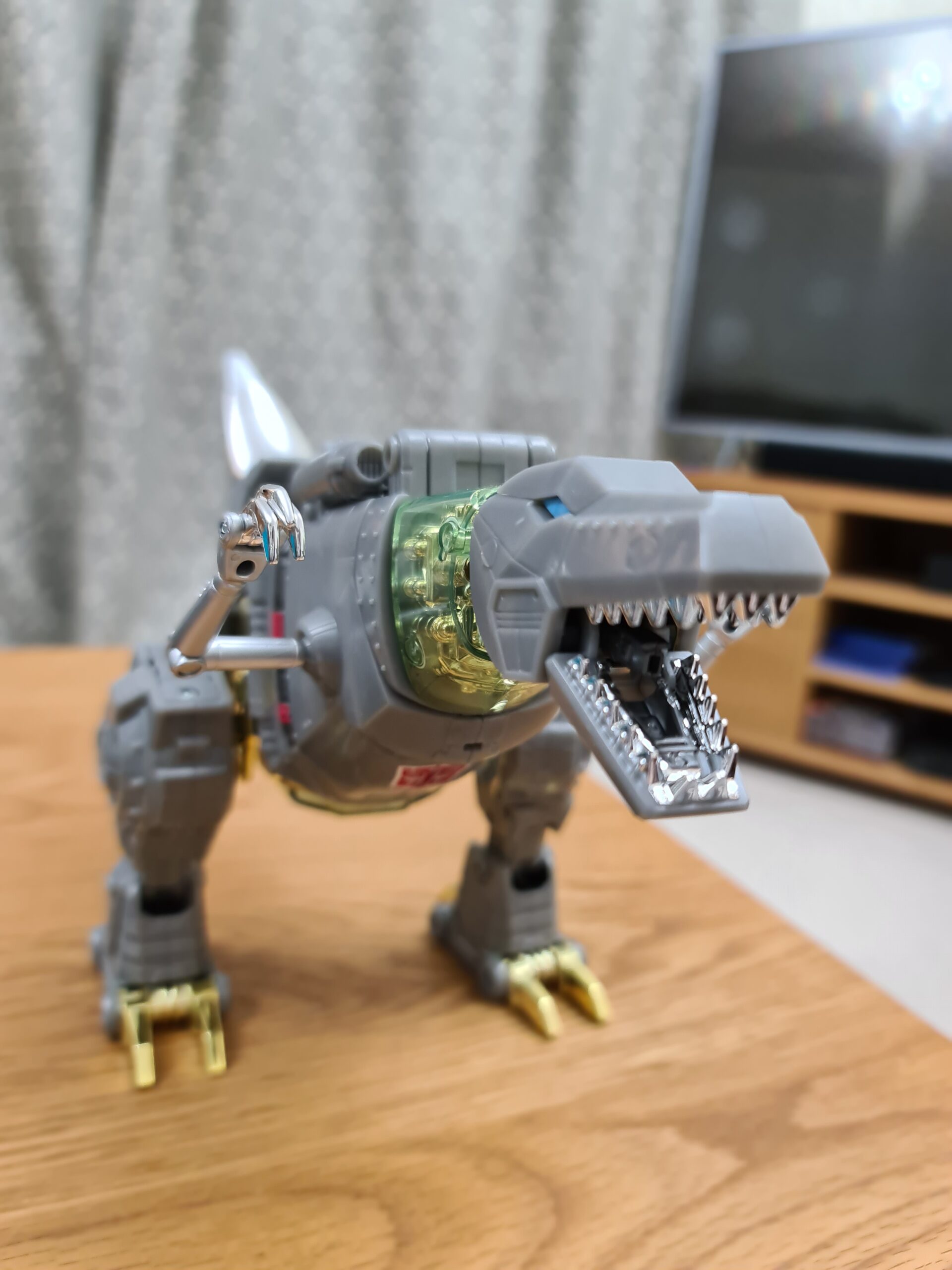 A photo of Grimlock from Transformers