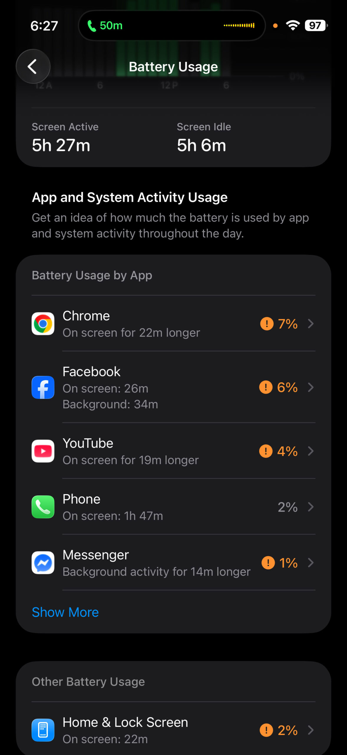 How to check battery usage on iOS 26 3