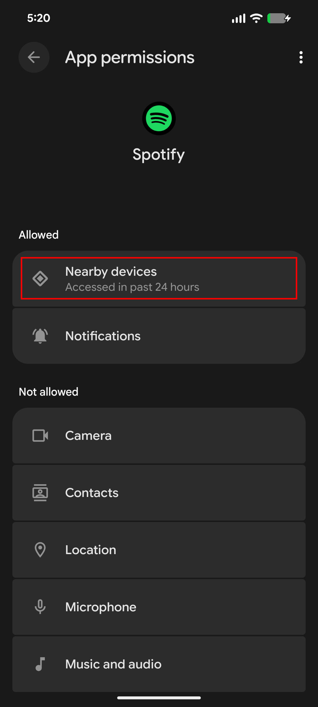 How to remove app permissions on Android 16 4