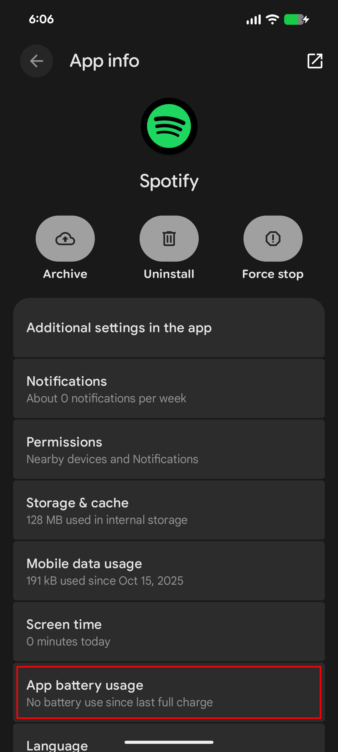 How to turn off background activity on Android 16 3