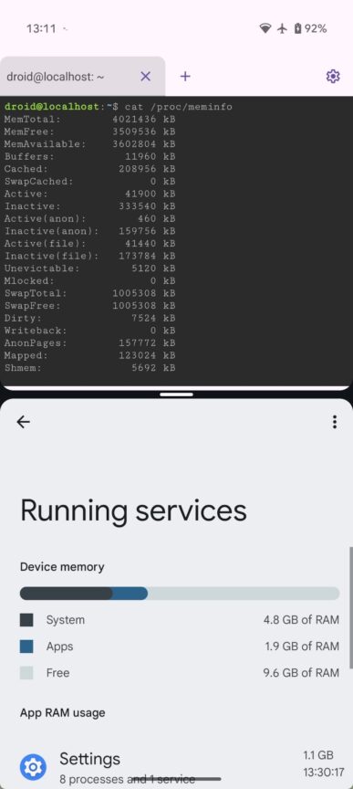 Running out of memory in Android 16's Linux Terminal? Try this fix ...