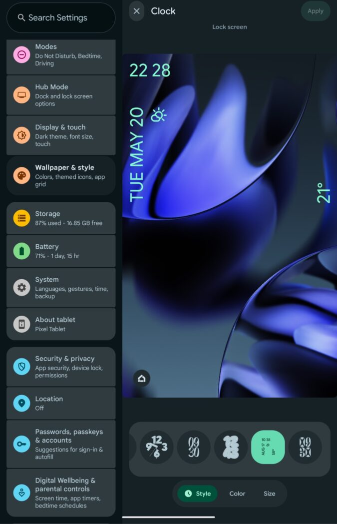 Android 16 QPR1 Beta 1 brings lock screen clock customization to Pixel ...