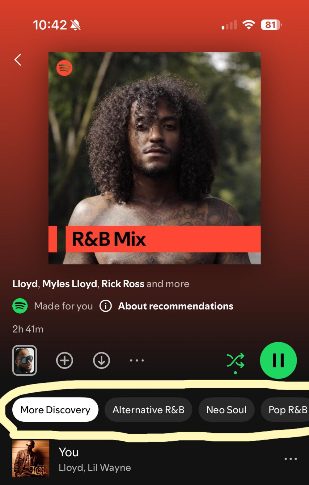 Spotify is testing sub-genre chips to fix your stale playlists