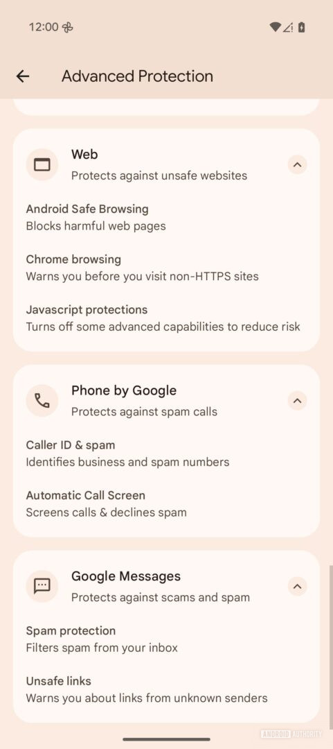 Android Advanced Protection Settings Here's how Android's Advanced Protection Mode keeps you safe - Android ...